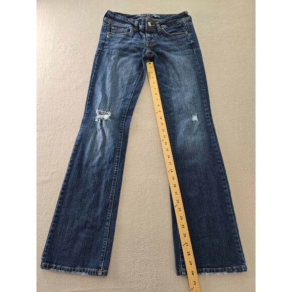 American Eagle Outfitters Blue Straight Leg Jeans - Picture 4 of 13